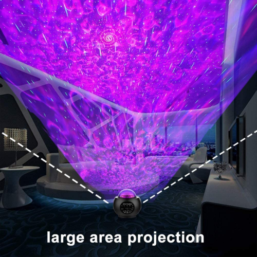 Proyector LED de luz nocturna de cielo estrellado con altavoz inalámbrico Bluetooth