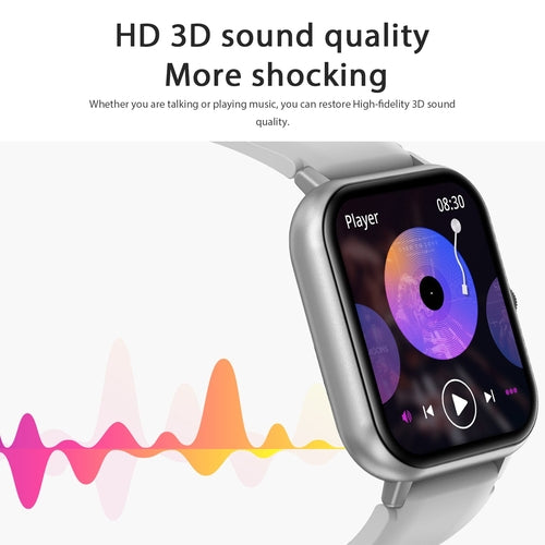Reloj inteligente de 1.83" IP67 resistente al agua, monitor de actividad física con ritmo cardíaco