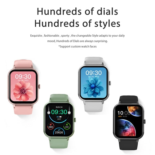 Reloj inteligente de 1.83" IP67 resistente al agua, monitor de actividad física con ritmo cardíaco