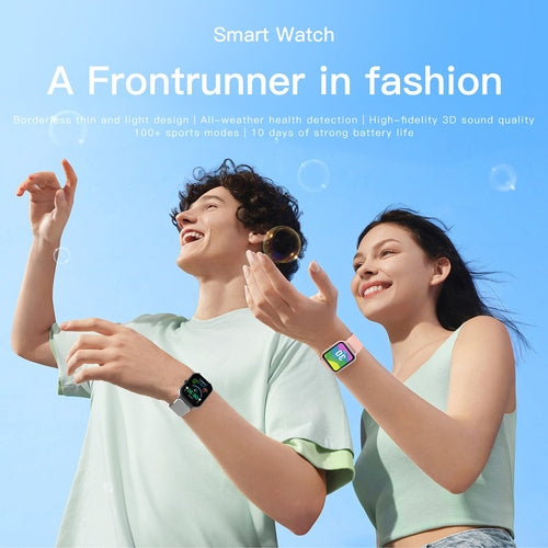 Reloj inteligente de 1.83" IP67 resistente al agua, monitor de actividad física con ritmo cardíaco